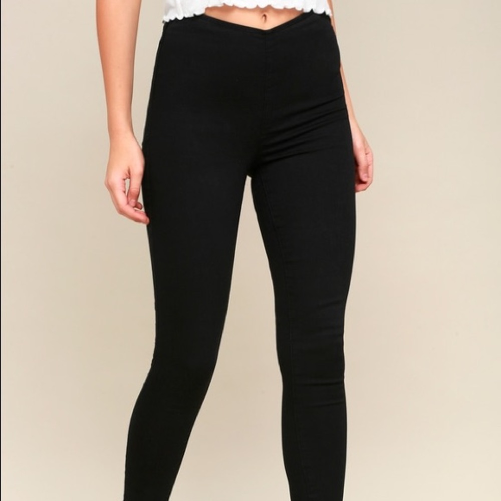 Free People Easy Goes It Jean in Black